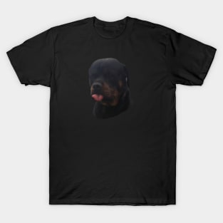 Rottweiler Pooch Tongue T-Shirt